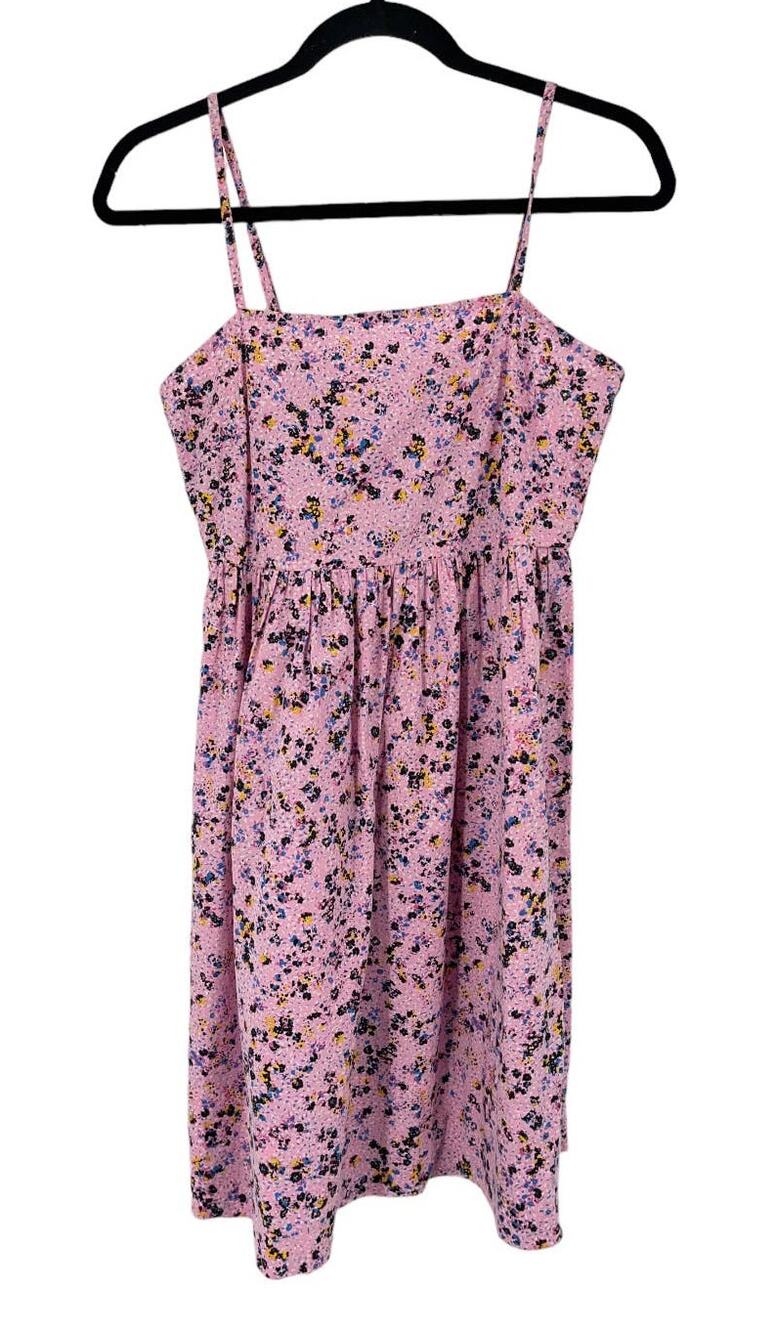 Vero Moda dress sundress floral sleeveless cotton pink X-Small XS